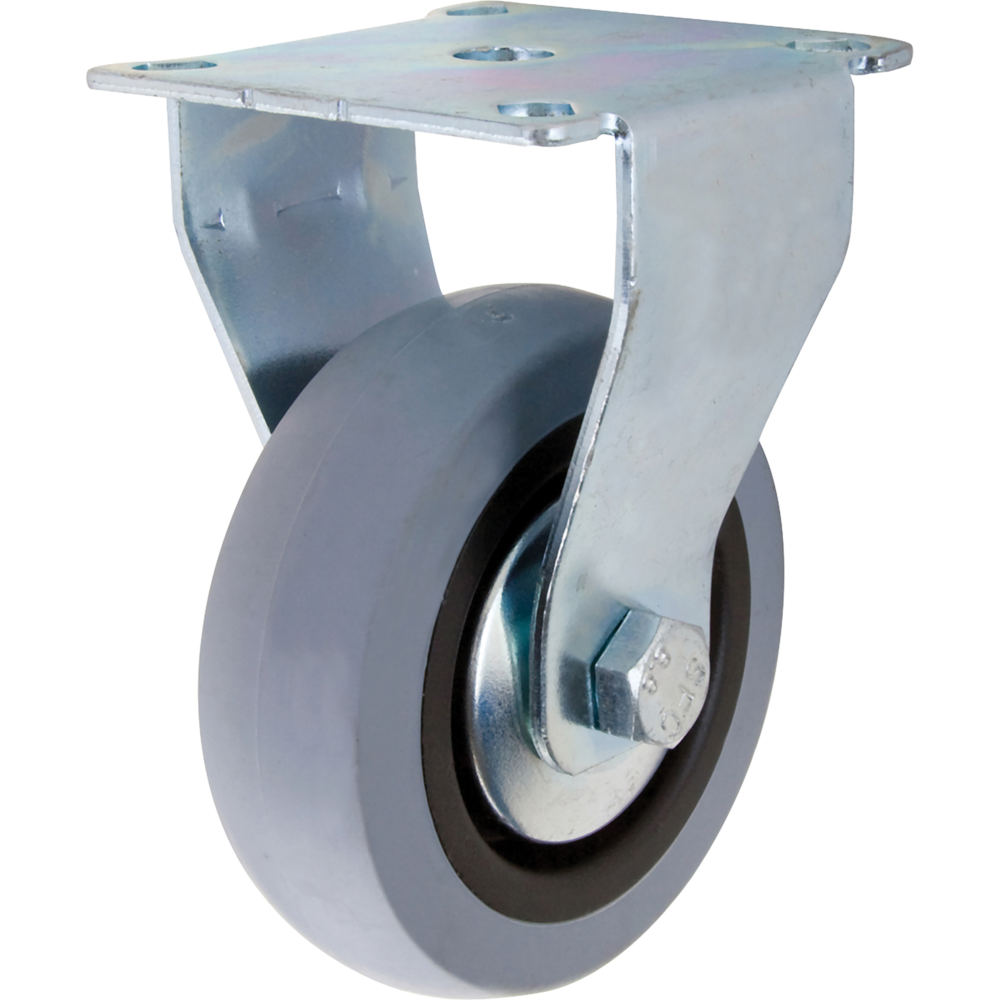 Shepherd Hardware Rigid Casters - 3in. Diameter, Thermoplastic Rubber, 121-Lb. Load Capacity, 10 Pcs, Model# 3547